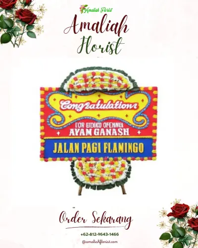 Bunga Papan Congratulation di Petak Kaja